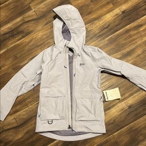 NWT REI First Chair GTX Jacket in Lilac Ash - Size XS